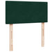 Pat box spring cu saltea, verde închis, 90x190 cm, catifea - WALTI WALTI