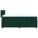 Pat box spring cu saltea, verde închis, 90x190 cm, catifea - WALTI WALTI