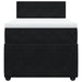 Pat box spring cu saltea, negru, 90x200 cm, catifea - WALTI WALTI