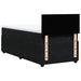 Pat box spring cu saltea, negru, 90x200 cm, catifea - WALTI WALTI