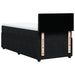 Pat box spring cu saltea, negru, 90x200 cm, catifea - WALTI WALTI