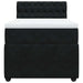 Pat box spring cu saltea, negru, 90x200 cm, catifea - WALTI WALTI