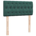 Pat box spring cu saltea, verde închis, 90x200 cm, catifea - WALTI WALTI