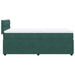 Pat box spring cu saltea, verde închis, 90x200 cm, catifea - WALTI WALTI