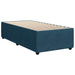 Pat box spring cu saltea, albastru, 90x200 cm, catifea - WALTI WALTI