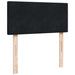 Pat box spring cu saltea, negru, 100x200 cm, catifea - WALTI WALTI