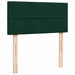 Pat box spring cu saltea, verde închis, 100x200 cm, catifea - WALTI WALTI