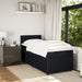 Pat box spring cu saltea, negru, 100x200 cm, catifea - WALTI WALTI