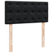 Pat box spring cu saltea, negru, 100x200 cm, catifea - WALTI WALTI