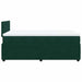Pat box spring cu saltea, verde închis, 120x190 cm, catifea - WALTI WALTI