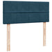 Pat box spring cu saltea, albastru, 120x190 cm, catifea - WALTI WALTI