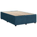 Pat box spring cu saltea, albastru, 120x190 cm, catifea - WALTI WALTI