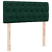 Pat box spring cu saltea, verde închis, 120x190 cm, catifea - WALTI WALTI