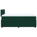 Pat box spring cu saltea, verde închis, 120x190 cm, catifea - WALTI WALTI