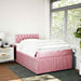Pat box spring cu saltea, negru, 120x190 cm, catifea - WALTI WALTI