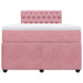 Pat box spring cu saltea, negru, 120x190 cm, catifea - WALTI WALTI