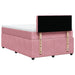 Pat box spring cu saltea, negru, 120x190 cm, catifea - WALTI WALTI