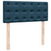 Pat box spring cu saltea, albastru, 120x190 cm, catifea - WALTI WALTI