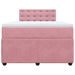 Pat box spring cu saltea, negru, 120x190 cm, catifea - WALTI WALTI