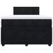 Pat box spring cu saltea, negru, 120x200 cm, catifea - WALTI WALTI