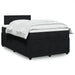 Pat box spring cu saltea, negru, 120x200 cm, catifea - WALTI WALTI