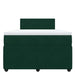 Pat box spring cu saltea, verde închis, 120x200 cm, catifea - WALTI WALTI