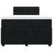 Pat box spring cu saltea, negru, 120x200 cm, catifea - WALTI WALTI