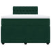 Pat box spring cu saltea, verde închis, 120x200 cm, catifea - WALTI WALTI