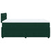 Pat box spring cu saltea, verde închis, 120x200 cm, catifea - WALTI WALTI
