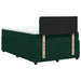 Pat box spring cu saltea, verde închis, 120x200 cm, catifea - WALTI WALTI