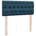 Pat box spring cu saltea, albastru, 120x200 cm, catifea - WALTI WALTI