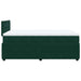 Pat box spring cu saltea, verde închis, 120x200 cm, catifea - WALTI WALTI