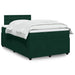 Pat box spring cu saltea, verde închis, 120x200 cm, catifea - WALTI WALTI