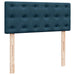 Pat box spring cu saltea, albastru, 120x200 cm, catifea - WALTI WALTI