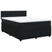 Pat box spring cu saltea, negru, 140x190 cm, catifea - WALTI WALTI