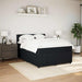 Pat box spring cu saltea, negru, 140x190 cm, catifea - WALTI WALTI