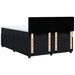 Pat box spring cu saltea, negru, 140x190 cm, catifea - WALTI WALTI