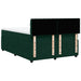 Pat box spring cu saltea, verde închis, 140x190 cm, catifea - WALTI WALTI