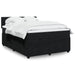 Pat box spring cu saltea, negru, 140x200 cm, catifea - WALTI WALTI