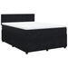 Pat box spring cu saltea, negru, 140x200 cm, catifea - WALTI WALTI