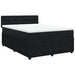 Pat box spring cu saltea, negru, 140x200 cm, catifea - WALTI WALTI