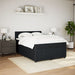 Pat box spring cu saltea, negru, 140x200 cm, catifea - WALTI WALTI