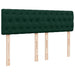Pat box spring cu saltea, verde închis, 140x200 cm, catifea - WALTI WALTI