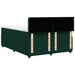 Pat box spring cu saltea, verde închis, 140x200 cm, catifea - WALTI WALTI