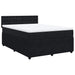 Pat box spring cu saltea, negru, 140x200 cm, catifea - WALTI WALTI