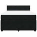 Pat box spring cu saltea, negru, 160x200 cm, catifea - WALTI WALTI