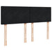 Pat box spring cu saltea, negru, 160x200 cm, catifea - WALTI WALTI
