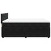 Pat box spring cu saltea, negru, 160x200 cm, catifea - WALTI WALTI