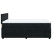 Pat box spring cu saltea, negru, 160x200 cm, catifea - WALTI WALTI