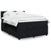Pat box spring cu saltea, negru, 160x200 cm, catifea - WALTI WALTI